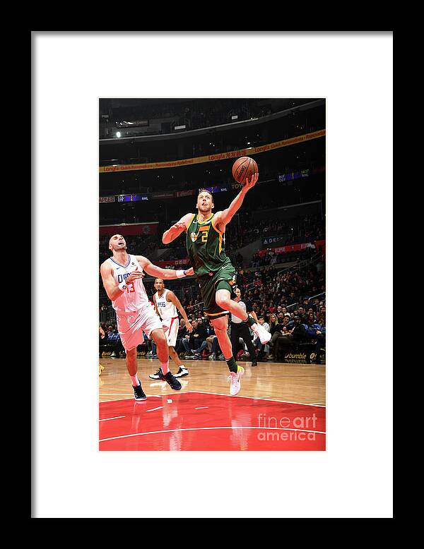 Nba Pro Basketball Framed Print featuring the photograph Joe Ingles by Andrew D. Bernstein
