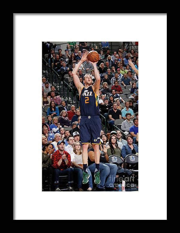 Nba Pro Basketball Framed Print featuring the photograph Joe Ingles by Danny Bollinger