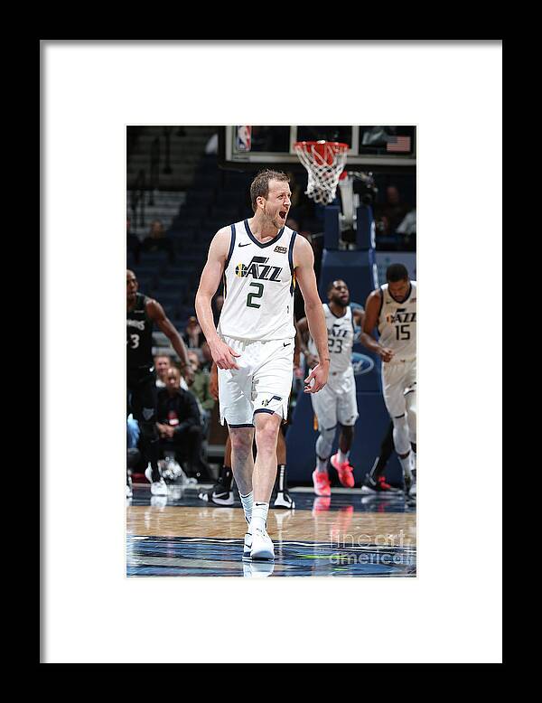 Nba Pro Basketball Framed Print featuring the photograph Joe Ingles by David Sherman