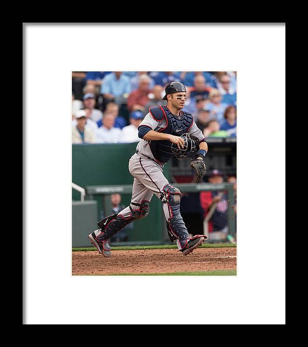 Joe Mauer Framed Print featuring the photograph Joe Mauer by John Williamson