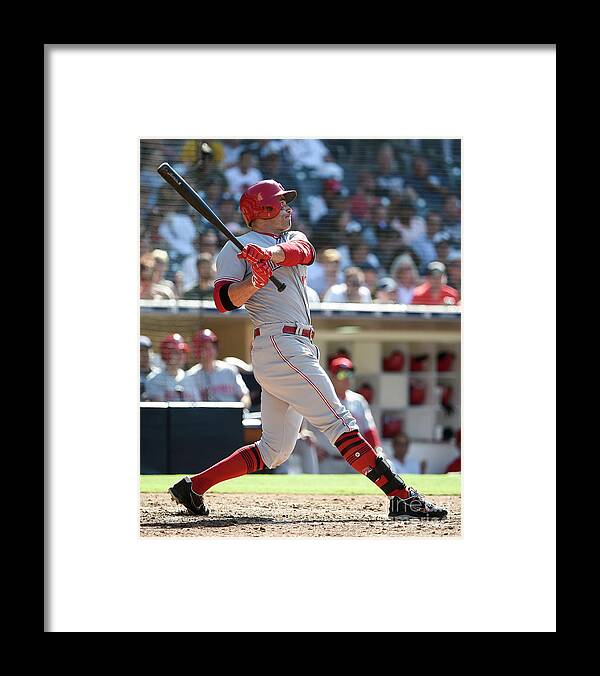 People Framed Print featuring the photograph Joey Votto by Denis Poroy