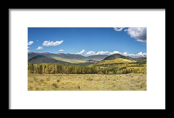 Beauty In The Sky Framed Print featuring the photograph John B Farley Overlook Colorado by Debra Martz