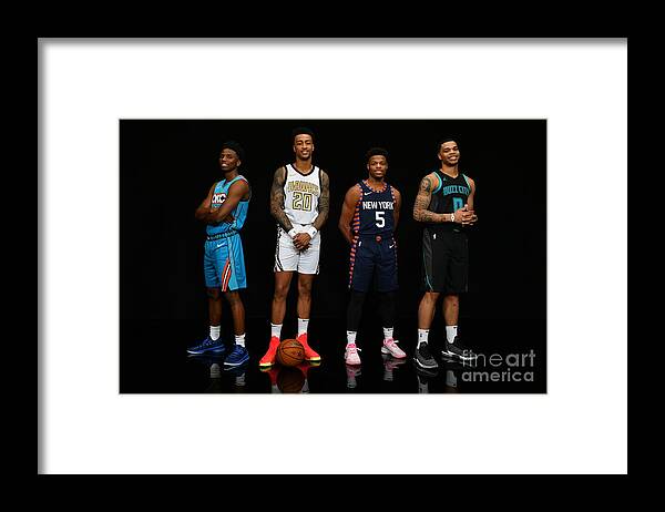 Nba Pro Basketball Framed Print featuring the photograph John Collins by Jesse D. Garrabrant