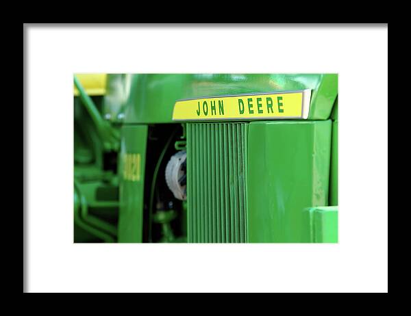 John Deere Framed Print featuring the photograph John Deere 3020 by Lens Art Photography By Larry Trager