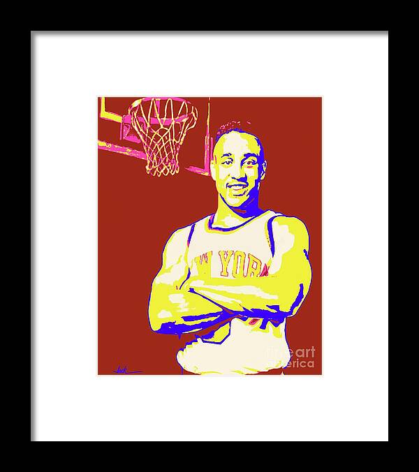 Starks Framed Print featuring the painting John Starks by Jack Bunds