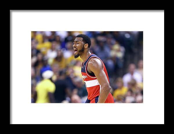 Playoffs Framed Print featuring the photograph John Wall by Andy Lyons