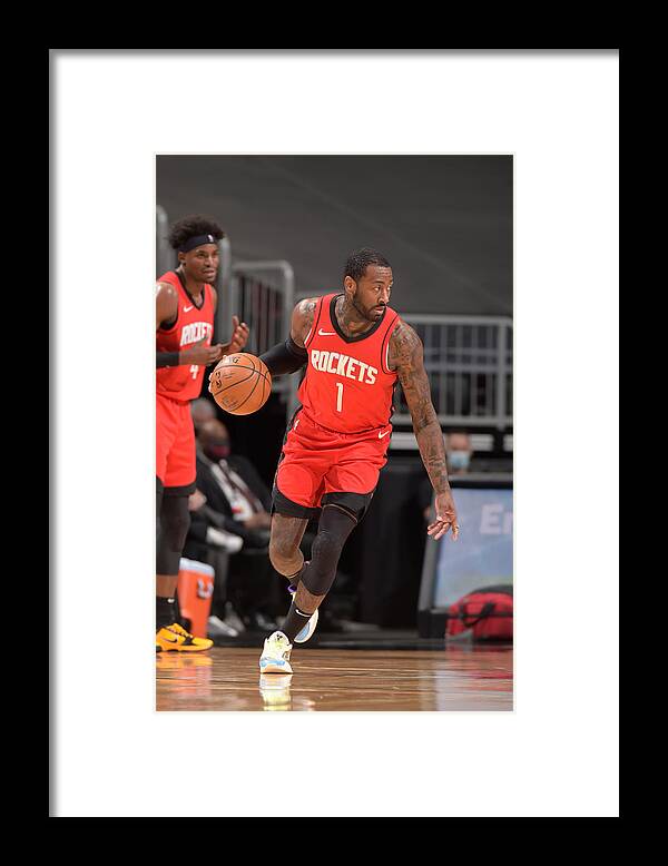 Nba Pro Basketball Framed Print featuring the photograph John Wall by Randy Belice
