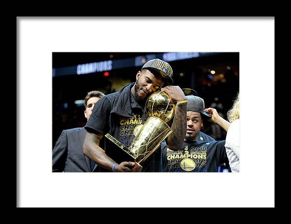 Playoffs Framed Print featuring the photograph Jordan Bell by Andrew D. Bernstein