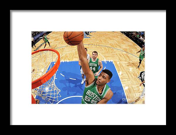 Nba Pro Basketball Framed Print featuring the photograph Jordan Mickey by Fernando Medina