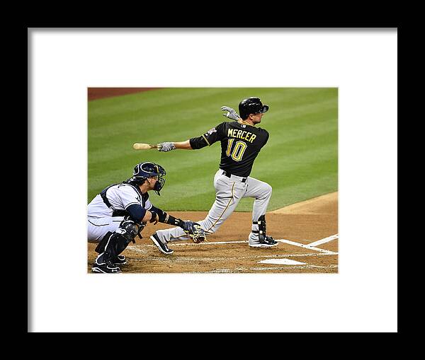 California Framed Print featuring the photograph Jordy Mercer by Denis Poroy
