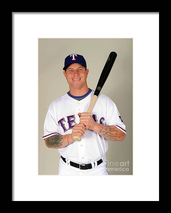 Media Day Framed Print featuring the photograph Josh Hamilton by Harry How