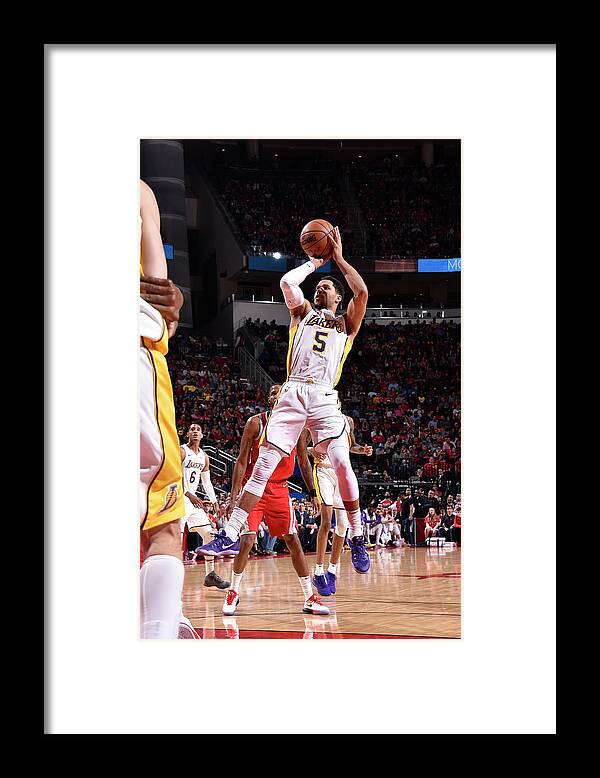 Nba Pro Basketball Framed Print featuring the photograph Josh Hart by Bill Baptist