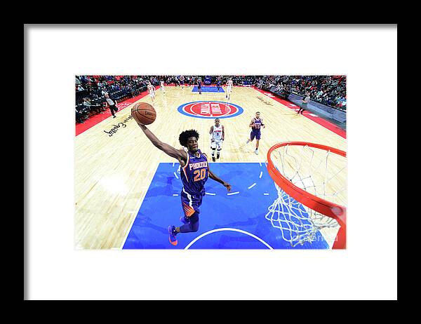 Nba Pro Basketball Framed Print featuring the photograph Josh Jackson by Chris Schwegler