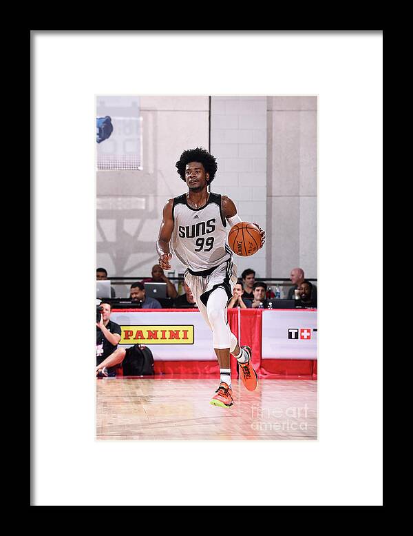 Nba Pro Basketball Framed Print featuring the photograph Josh Jackson by Noah Graham