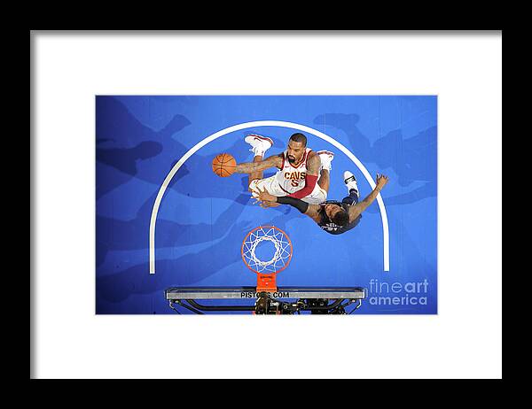Nba Pro Basketball Framed Print featuring the photograph J.r. Smith by Chris Schwegler