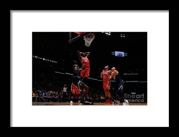 Julius Randle Framed Print featuring the photograph Julius Randle by Bart Young