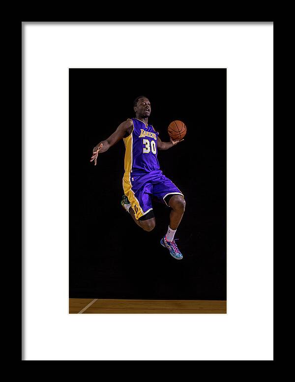 Nba Pro Basketball Framed Print featuring the photograph Julius Randle by Nick Laham
