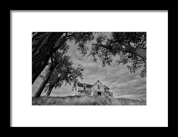 Haunted House Framed Print featuring the photograph June 2022 Haunted House 2 by Alain Zarinelli