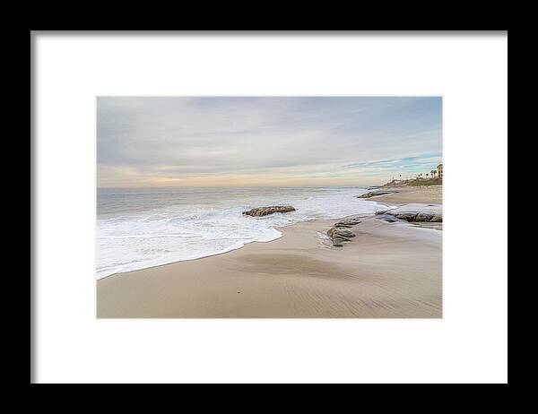 Beach Framed Print featuring the photograph Just a Wave and I Will Wrap You in My Love by Peter Tellone