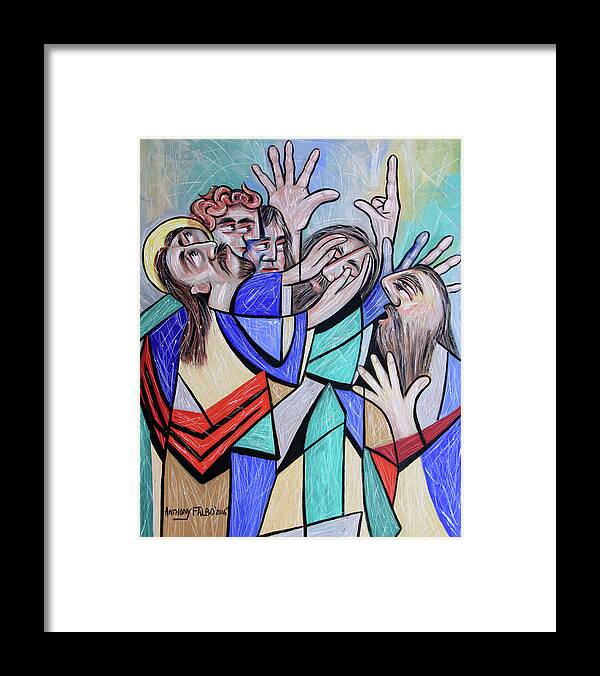 Just Believe Framed Print featuring the painting Just Believe by Anthony Falbo