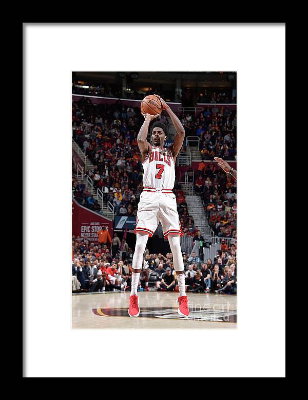 Justin Holiday Framed Print featuring the photograph Justin Holiday by David Liam Kyle