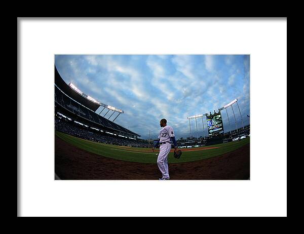 Second Inning Framed Print featuring the photograph Justin Maxwell by Ed Zurga