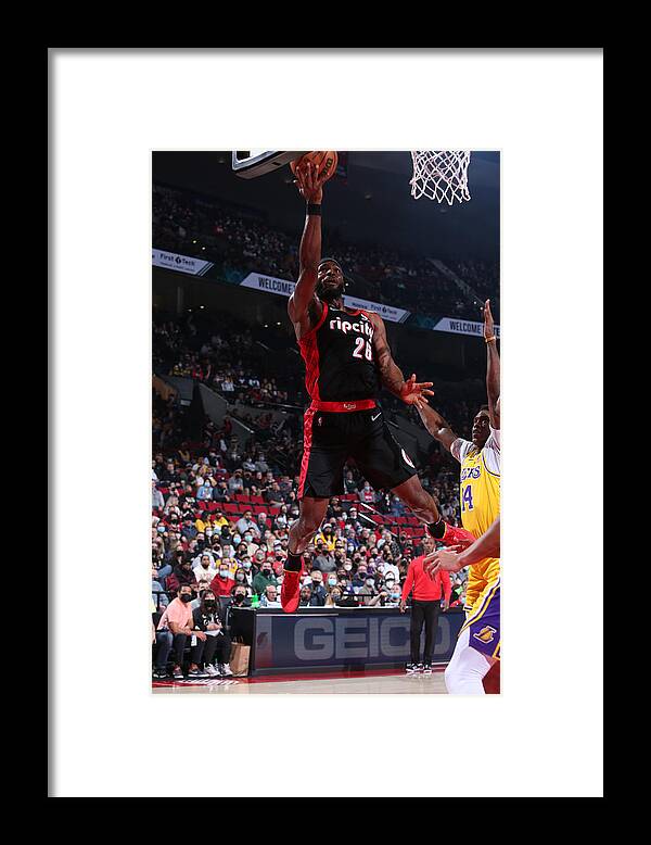 Justise Winslow Framed Print featuring the photograph Justise Winslow by Sam Forencich