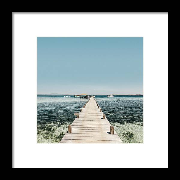 Tranquility Framed Print featuring the photograph Kanawa Dock by Salva López Photography