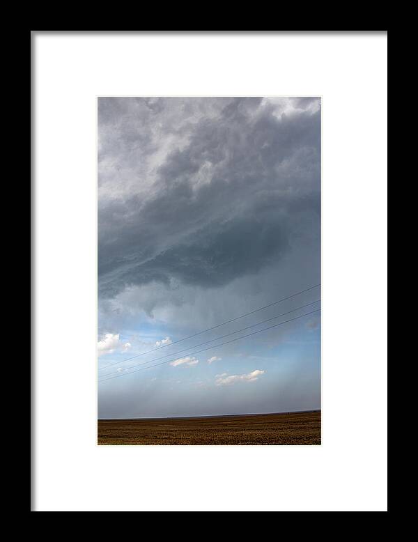 Nebraskasc Framed Print featuring the photograph Kansas Storm Chasing 016 by NebraskaSC