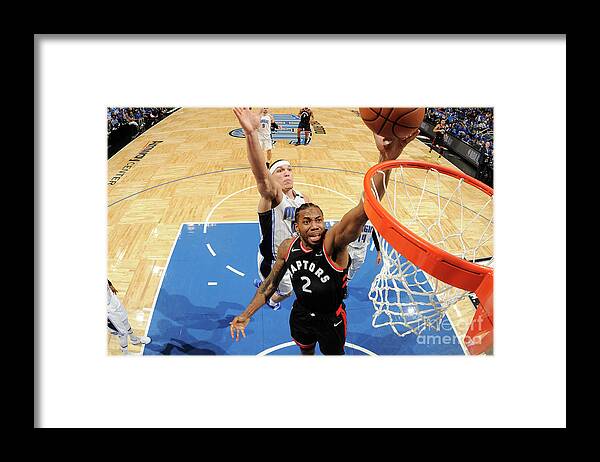 Playoffs Framed Print featuring the photograph Kawhi Leonard by Fernando Medina