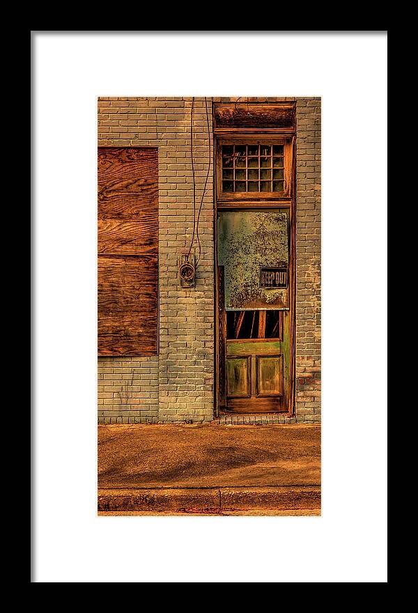 Relic Framed Print featuring the photograph Keep Out by Harry B Brown