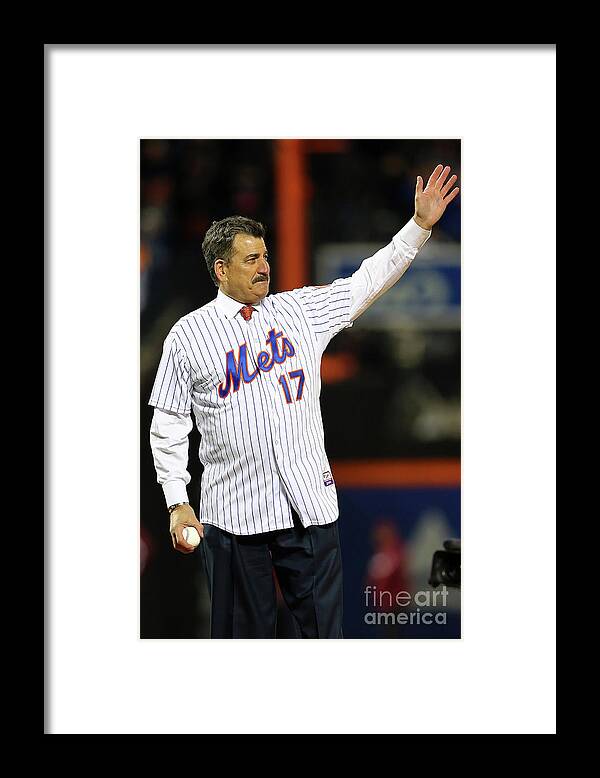 Three Quarter Length Framed Print featuring the photograph Keith Hernandez by Elsa
