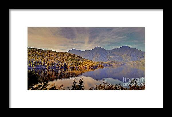 Kennedy Lake Framed Print featuring the photograph Kennedy Lake by Kimberly Furey