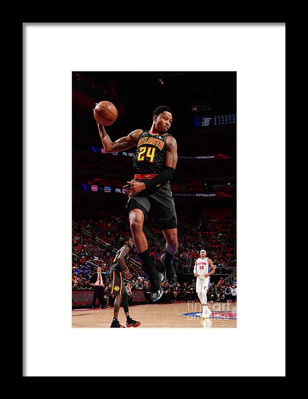 Nba Pro Basketball Framed Print featuring the photograph Kent Bazemore by Chris Schwegler