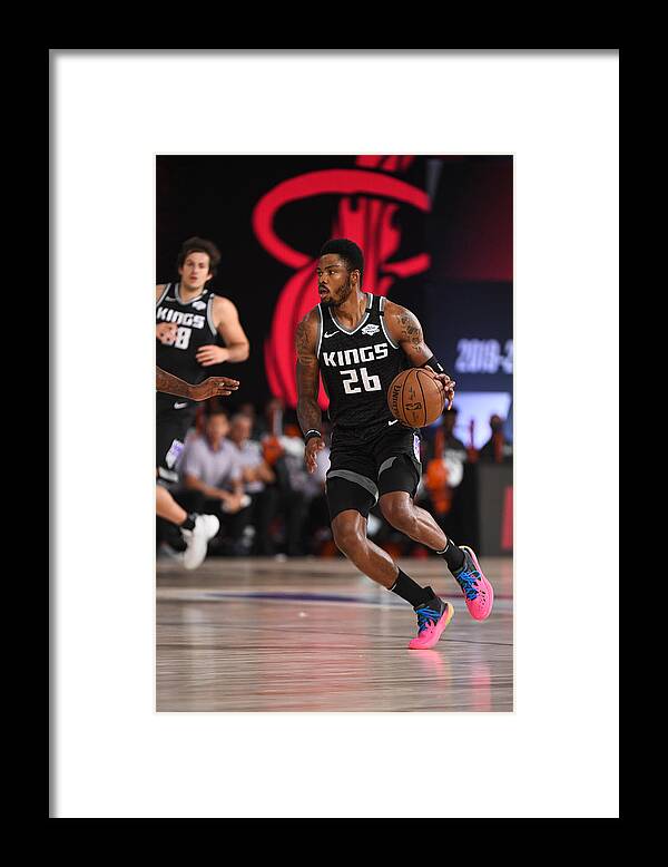 Nba Pro Basketball Framed Print featuring the photograph Kent Bazemore by Garrett Ellwood