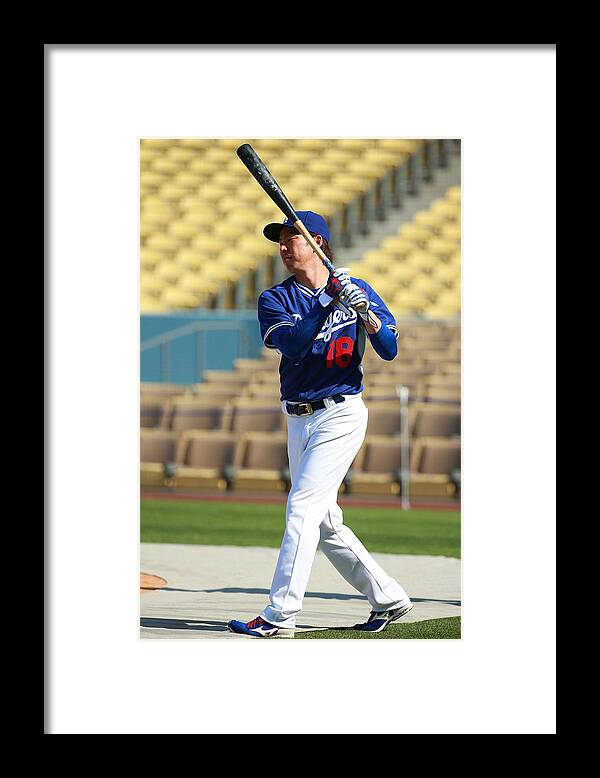 Following Framed Print featuring the photograph Kenta Maeda by Victor Decolongon