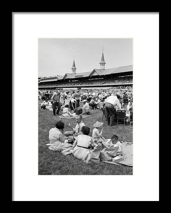 Kentucky Derby Framed Print featuring the photograph Kentucky Derby by John Dominis