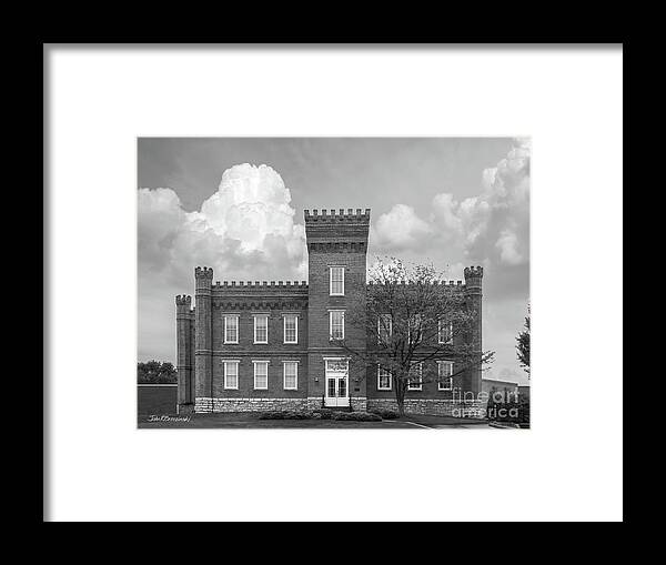 Kentucky State University Framed Print featuring the photograph Kentucky State University Jackson Hall by University Icons