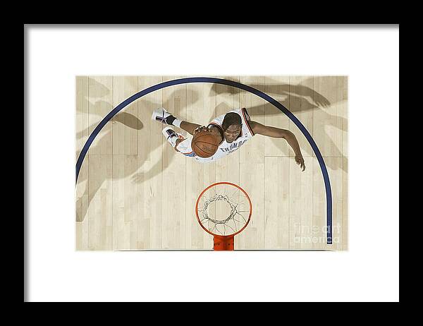 Nba Pro Basketball Framed Print featuring the photograph Kevin Durant by Larry W. Smith