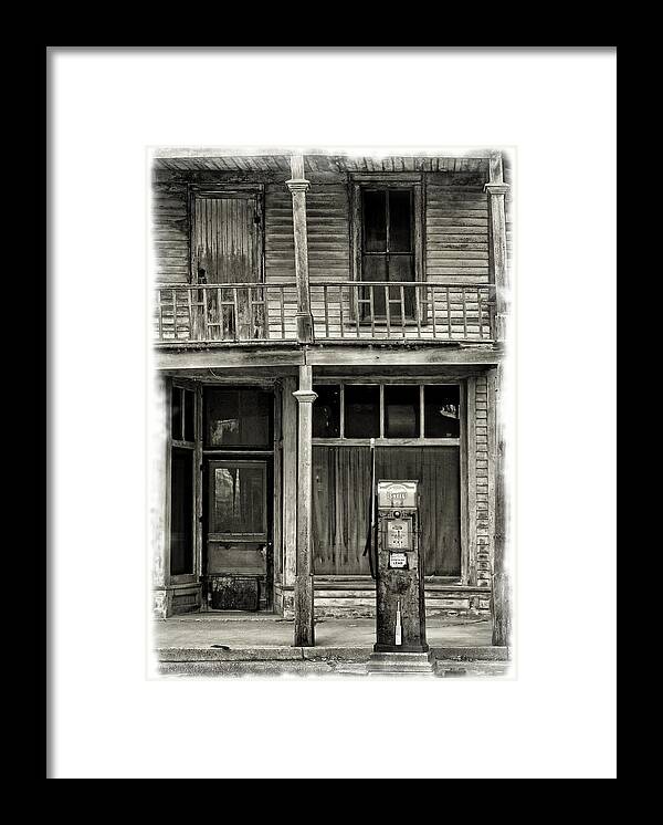 Rustic Framed Print featuring the photograph Kilmanagh Store before remodel - Kilmanagh, Michigan USA - by Edward Shotwell