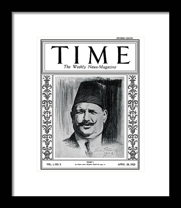 World Framed Print featuring the photograph King Fuad I by Gordon Stevenson