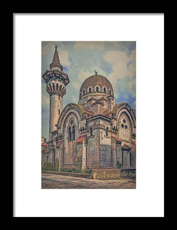 Constanta Framed Print featuring the painting King's Mosque by Jeffrey Kolker