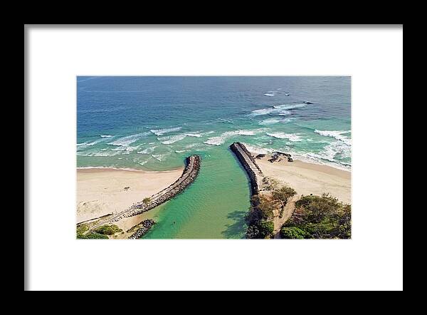 Kingscliff Framed Print featuring the photograph Kingscliff Creek by Andre Petrov