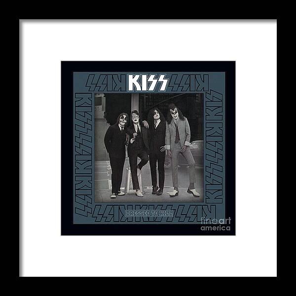 Kiss Framed Print featuring the photograph Kiss Band by Kiss