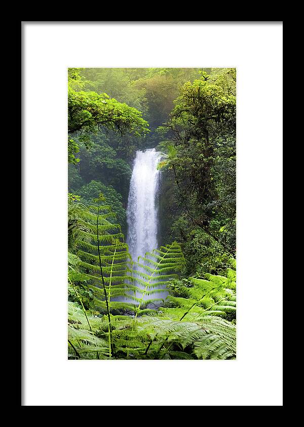 Waterfalls Framed Print featuring the photograph To Cleanse The Soul by Karen Wiles
