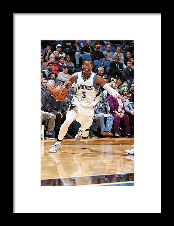 Nba Pro Basketball Framed Print featuring the photograph Kris Dunn by David Sherman