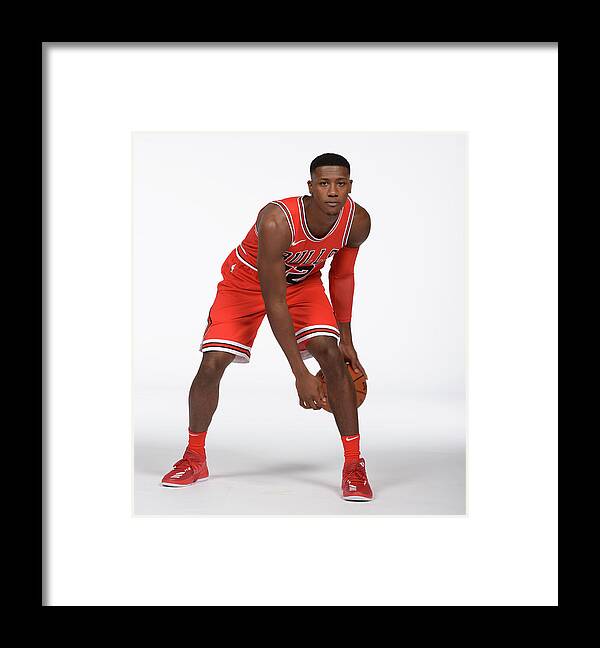Media Day Framed Print featuring the photograph Kris Dunn by Randy Belice