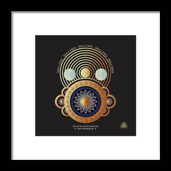 Mandala Framed Print featuring the digital art Kuklos No 4330 by Alan Bennington