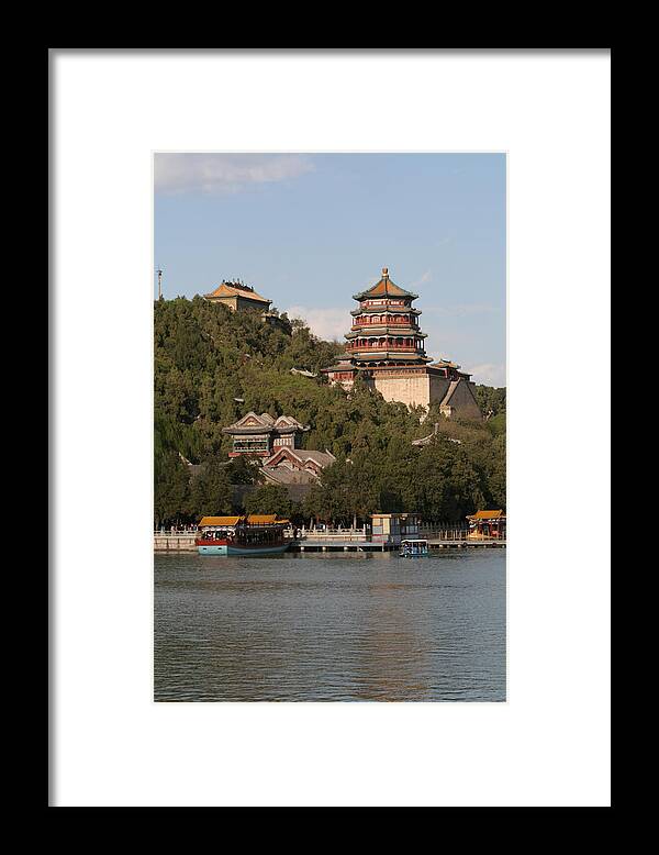 Tranquility Framed Print featuring the photograph Kunming Hu lake, Summer Palace Park, Summer Palace, Beijing, China, Asia by MOAimage