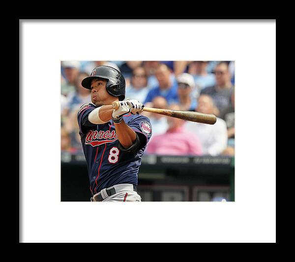 American League Baseball Framed Print featuring the photograph Kurt Suzuki by Ed Zurga